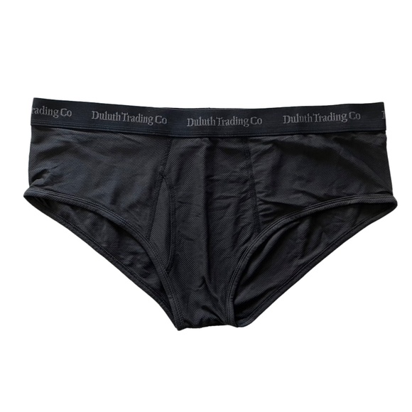 2 Pairs of Duluth Trading Buck Naked Briefs Mens Size 2XL (44-46), Black & Blue - Picture 2 of 10